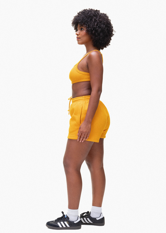 True Essentials Sweat Shorts | Papaya