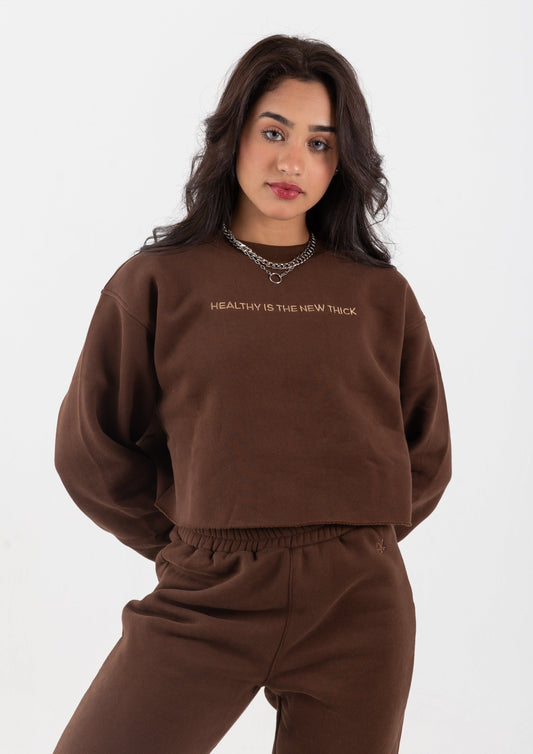 Healthy Is The New Thick Sweatshirt | Confidence