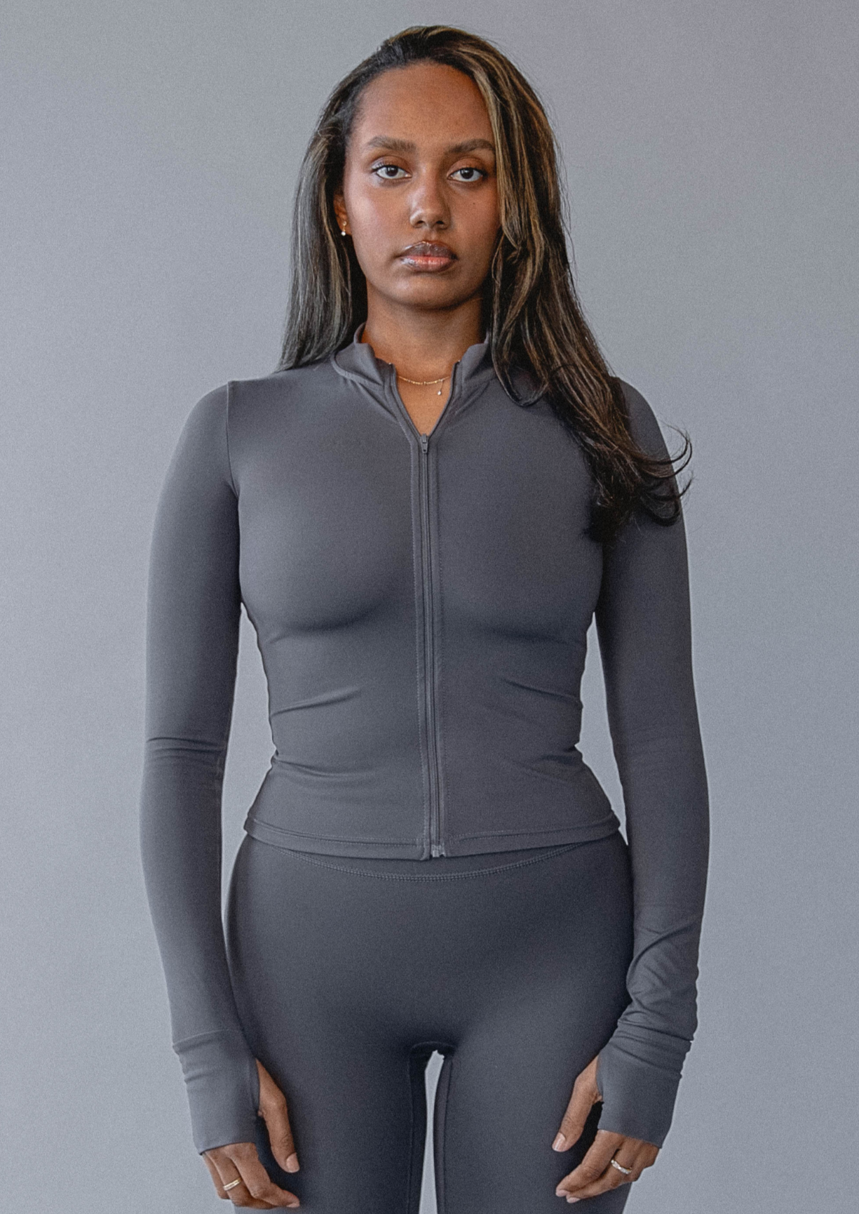 Sculpt Range Jacket | Ash